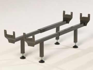 Pootset zwart 1-persoons