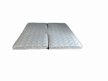 Topper met split voor verstelbare bedden