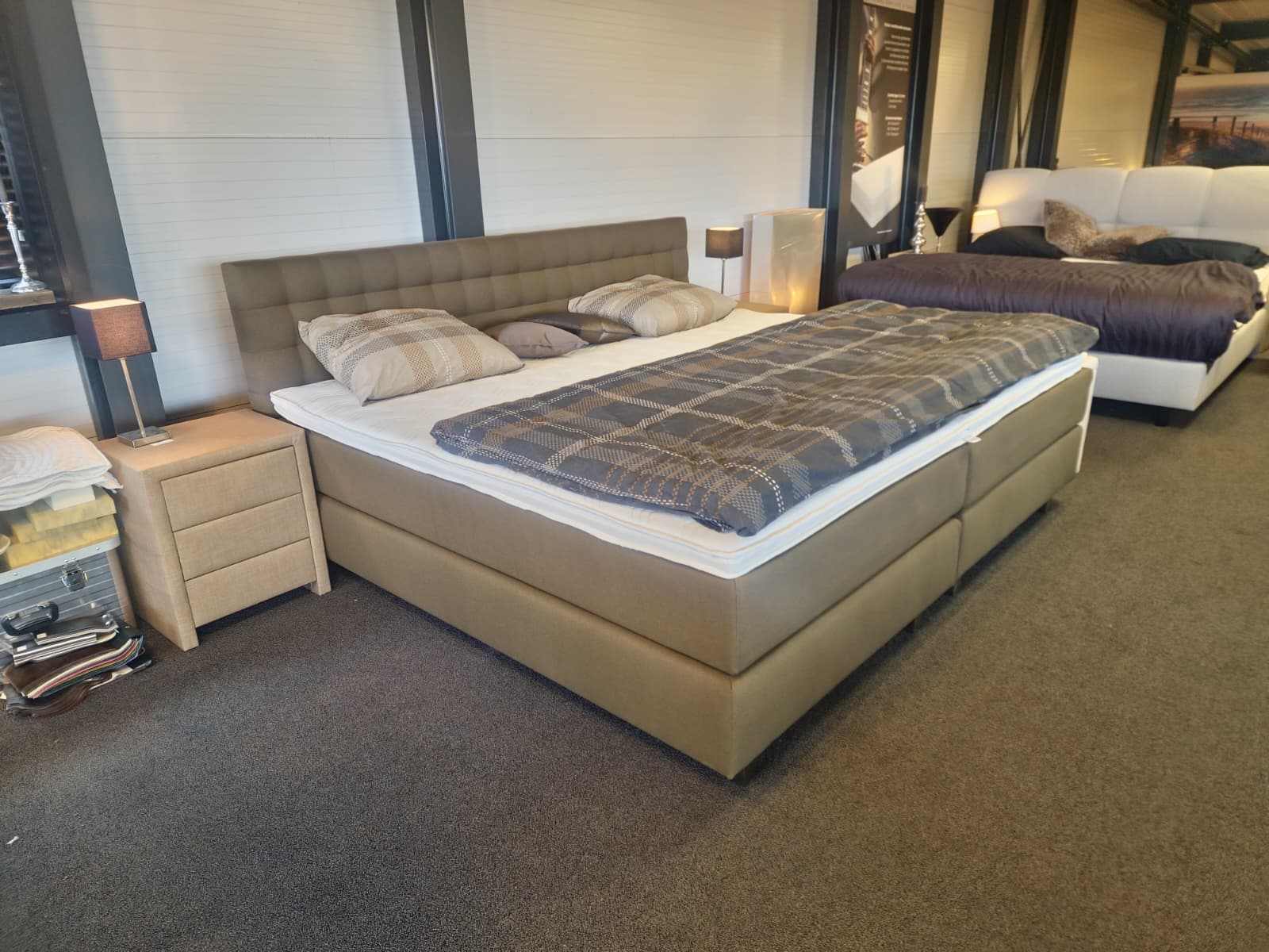 240 x 200 Boxspring - Luca army 14 - Afbeelding 2